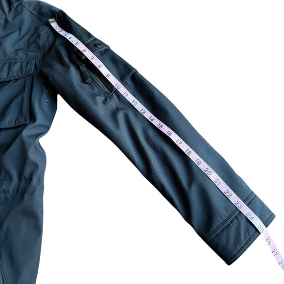 S13 New York Black Utility Parka Jacket NWT Faux Fur Hood Anorak Coat- Size L - Picture 13 of 13